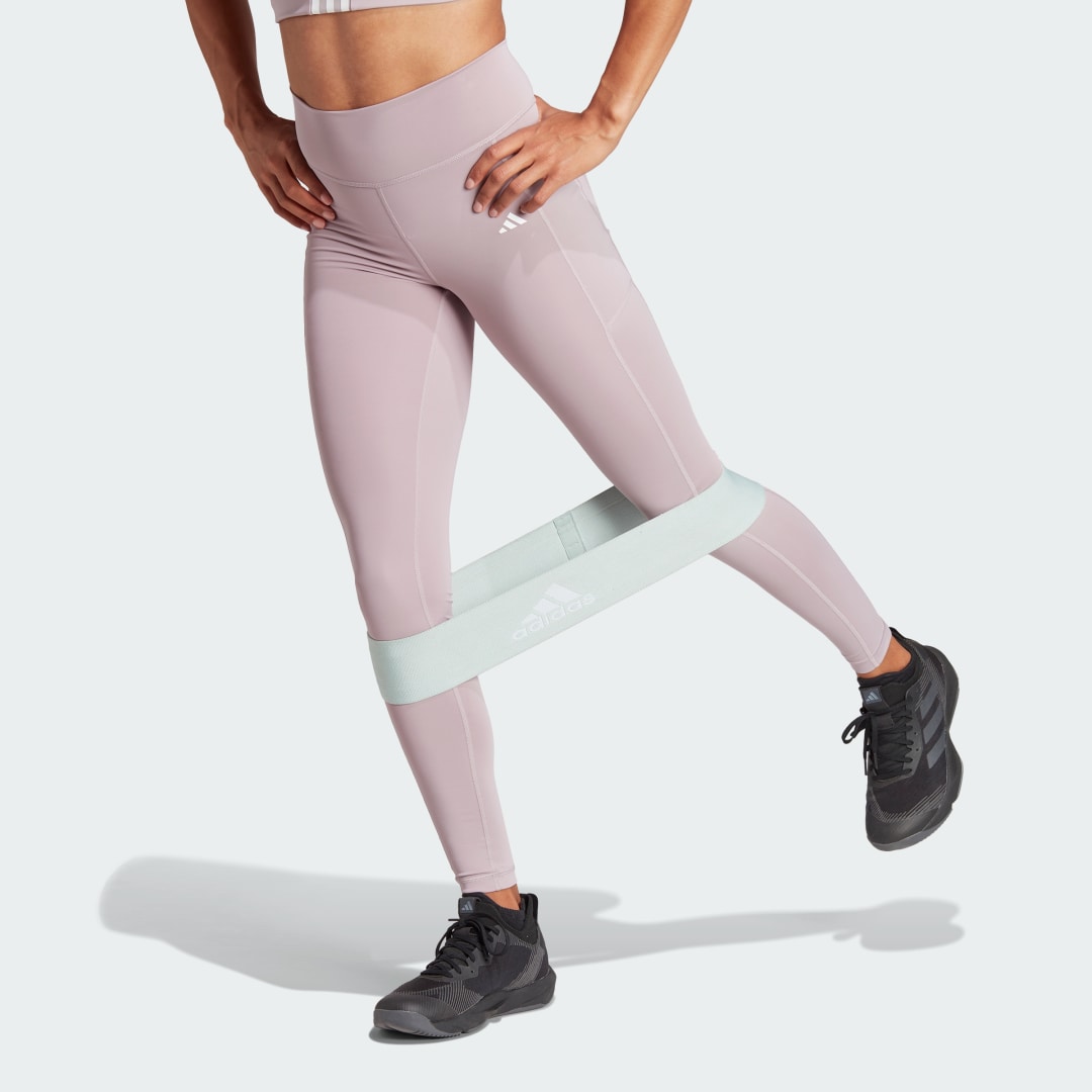 Leggings adidas Performance Optime Full-Length Leggings Lyserød | IT9107, 0