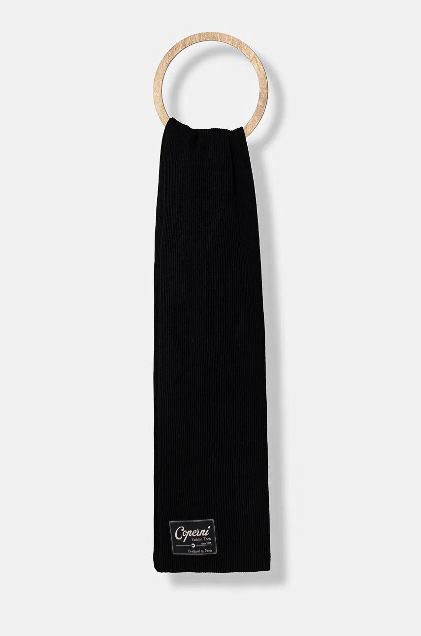 Tørklæde Coperni Knitted Collar Scarf Sort | COPSA01Y3003, 0