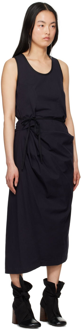 Kjole LEMAIRE Wrap Midi Dress Sort | DR1053 LF1253, 1
