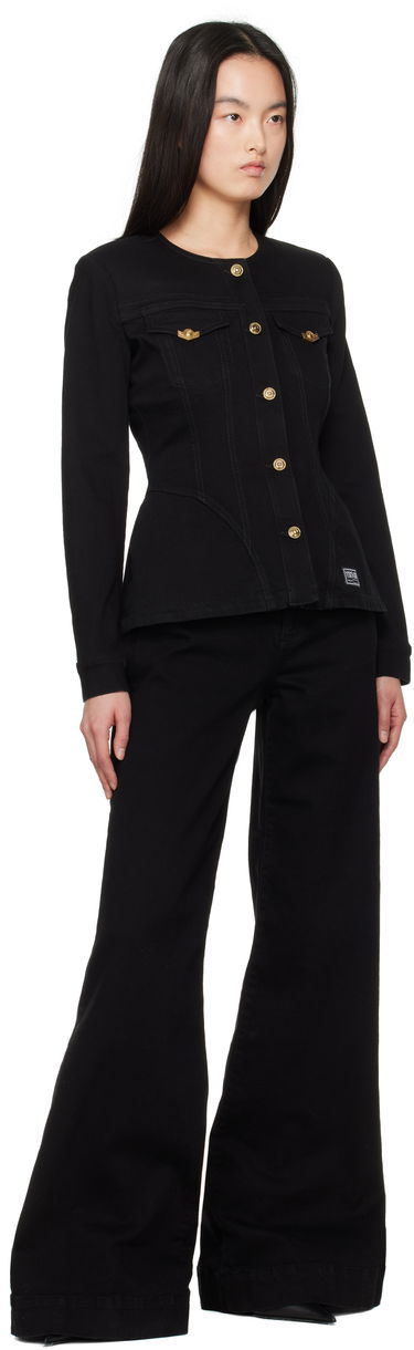 Jakke Versace Versace Jeans Couture Fitted Denim Jacket Sort | E78HAS457_EDW040L54, 3