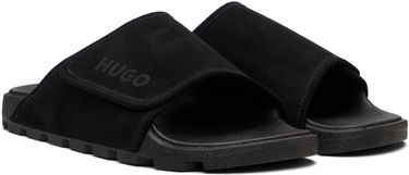 Tilbehør BOSS Faux-Suede Slides Hvid | 50548704, 4