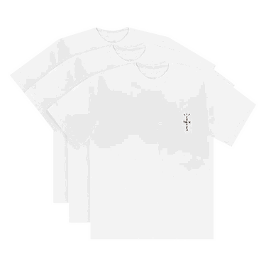 T-shirt Cactus Jack by Travis Scott CJ Tee 3-Pack Hvid | CFMF 3T11 WHIT, 0