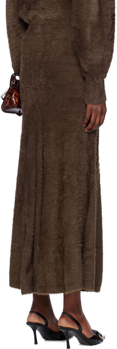 Nederdel Helmut Lang Helmut Lang Grunge Maxi Skirt Brun | O06HW701, 2