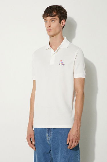 Polo skjorte Paul Smith Paul Smith Applique Detail Polo Shirt Hvid | M1R.698P.NP4722, 4