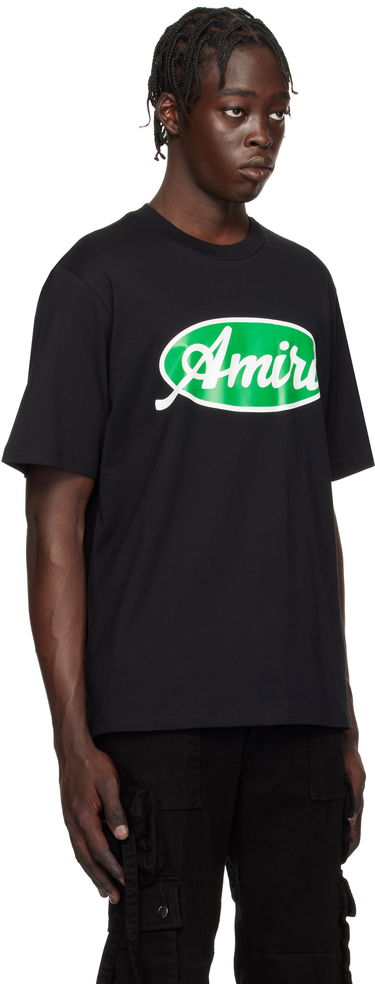 T-shirt AMIRI Oval Logo T-Shirt Sort | AMJYTE1133, 1