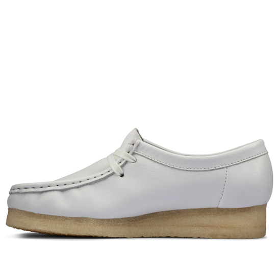 Sneakers og sko Clarks Wallabee Leather Boots Hvid | 26156624