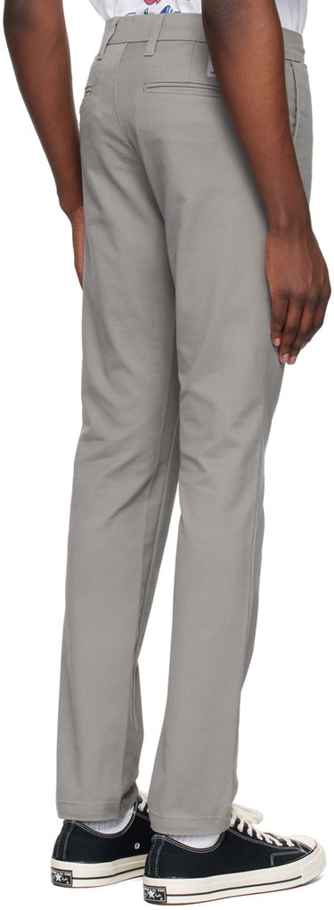 Bukser Carhartt WIP Slim Fit Cotton-Twill Trousers Grå | I003367, 2