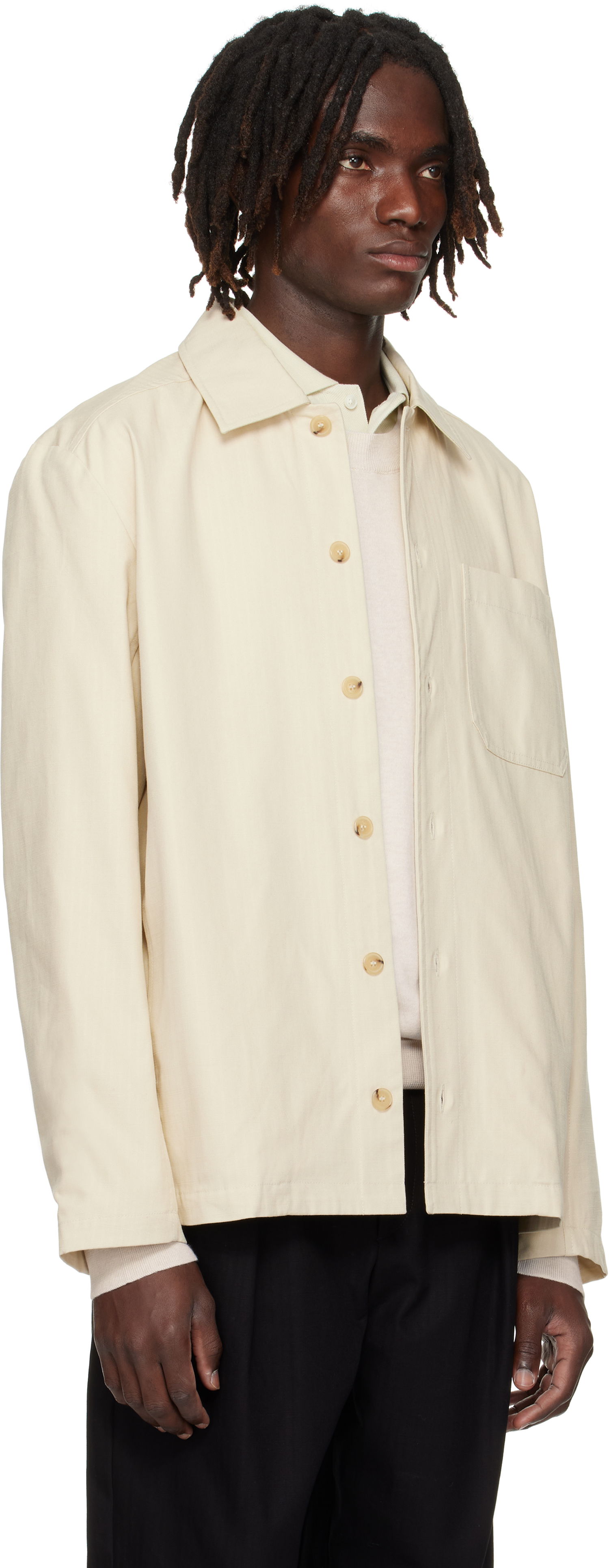 Jakke A.P.C. A.P.C. Jeffray Jacket Hvid | COHHW-H02991, 1