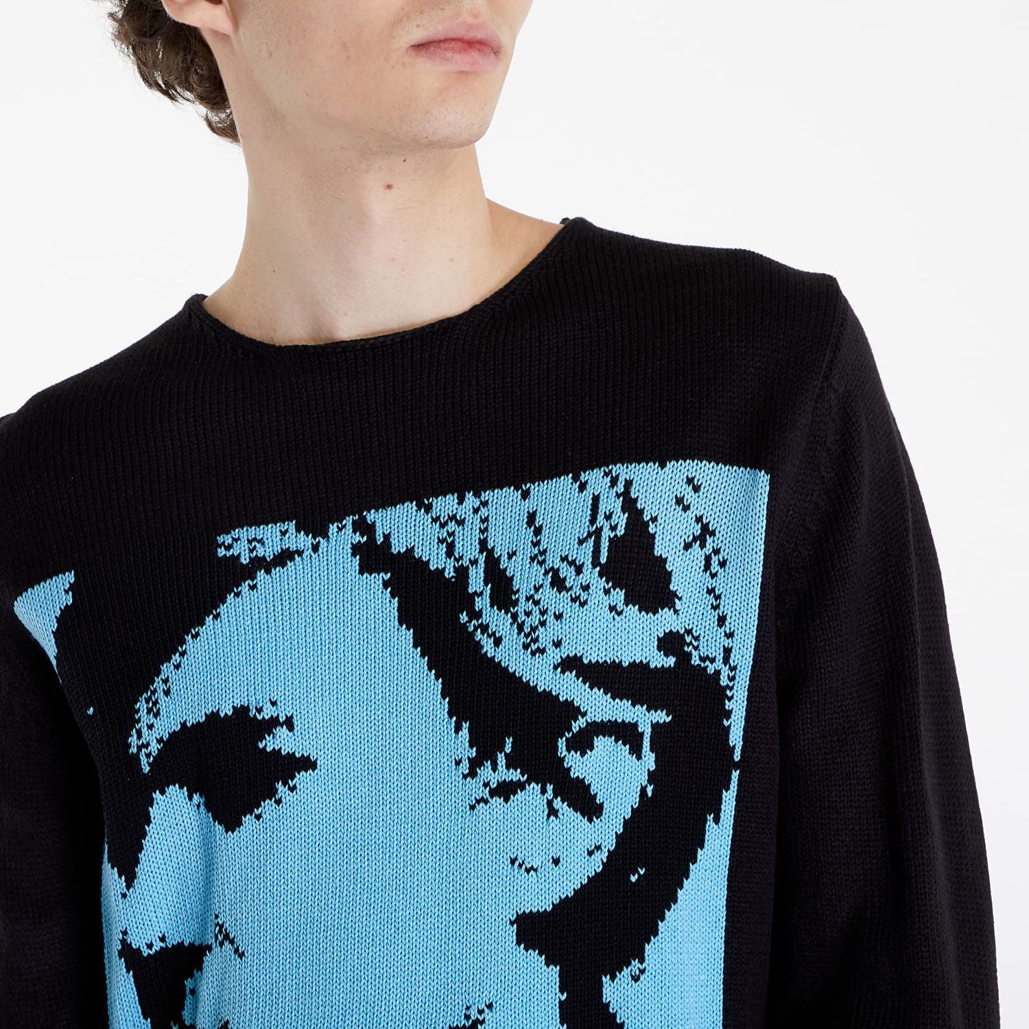Sweater Comme des Garçons SHIRT Sweater Sort | FM-N003 blue, 1