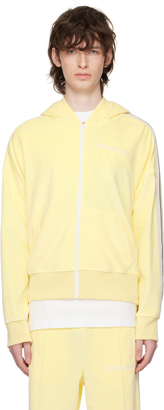 Sweatshirt Palm Angels Palm Angels Track Hoodie Gul | PMBD051S23FAB0021803
