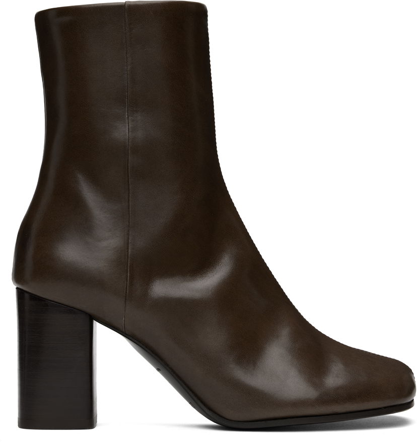 Sneakers og sko LEMAIRE Anatomic 80mm Heel Boots Brun | FO0134 LL0078