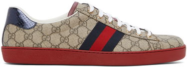 Sneakers og sko Gucci GG Supreme New Ace Sneakers 'Beige' Beige | 429445 96G50, 0