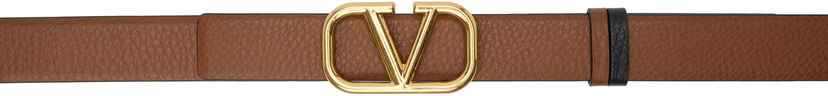 Bælter Valentino Valentino Garavani VLogo Signature Reversible Belt Brun | 6Y2T0T47VBC