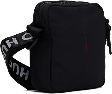 Skuldertaske BOSS HUGO Recycled Nylon Canvas Messenger Bag Sort | 50541949, 2