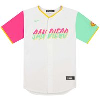 Skjorte Nike MLB Replica City Connect Jersey San Diego Padres Shirt Hvid | T770-PYCC-PYP-CC4, 0