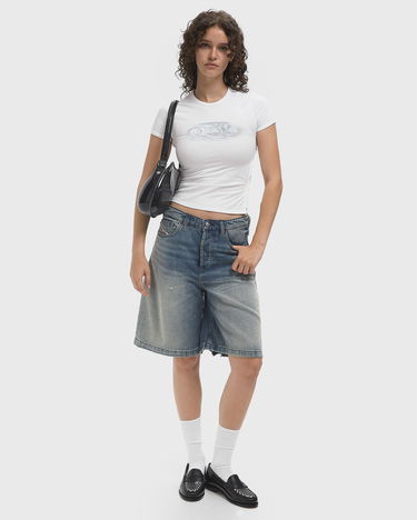 T-shirt Diesel Women's T-Shirt with Side Ties Hvid | A19368-0HQAH-100, 1
