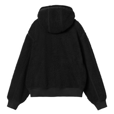 Sweatshirt Carhartt WIP Active Fleece Zip-Up Hoodie Sort | I033905_8, 4