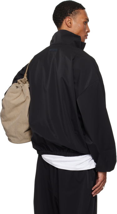 Jakke Fear of God ESSENTIALS Sporty Half-Zip Jacket Sort | 202SP256720F, 2