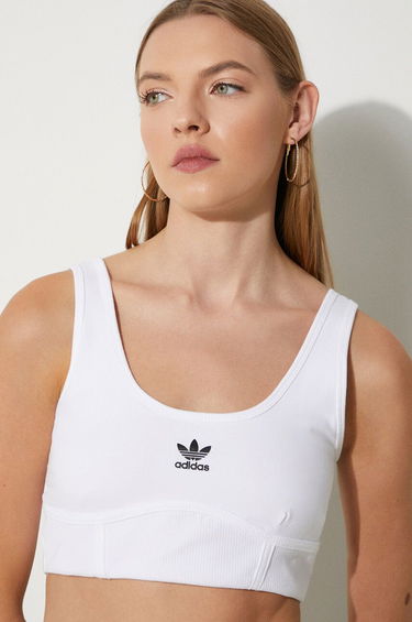 Bh adidas Originals Trefoil Bra Hvid | IN4116, 0
