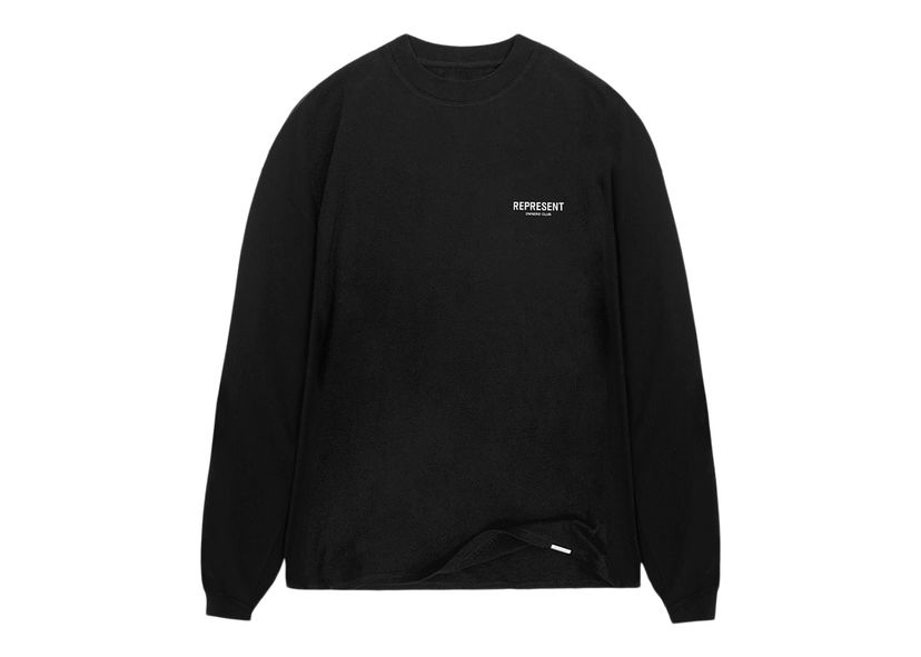 T-shirt Represent Clo Represent Owners Club Long Sleeve T-shirt Black Sort | MT4044-01