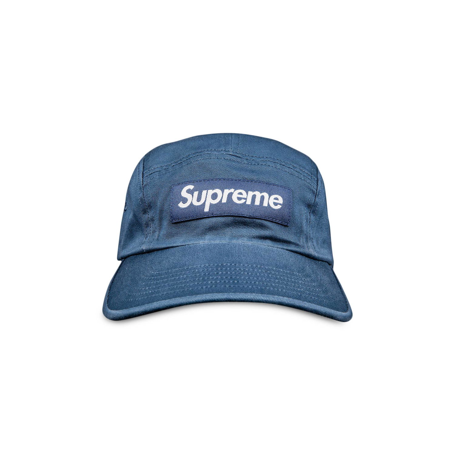 Kasket Supreme Washed Chino Twill Camp Cap Blå | FW20H7 SLATE, 1