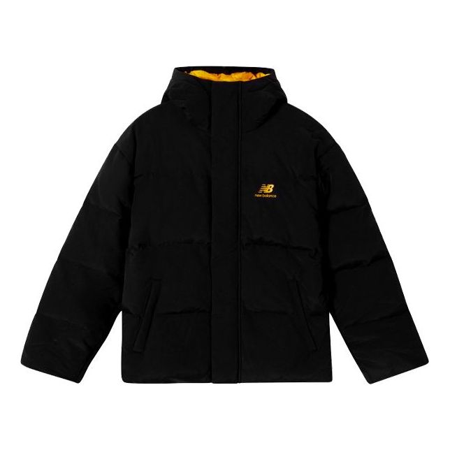 Puffer jakke New Balance Warm Down Jacket Sort | AMJ04347-BK, 0