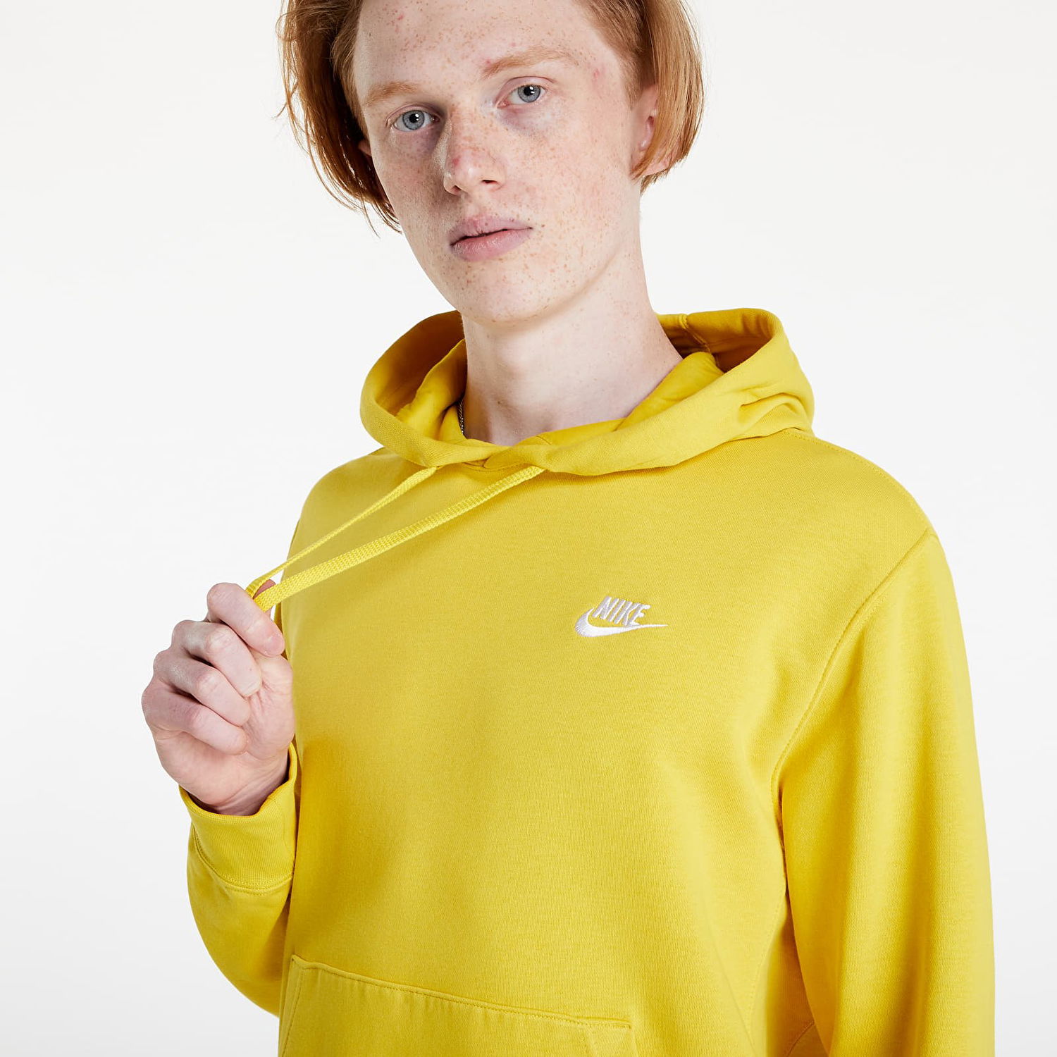 Sweatshirt Nike Sportswear Club Pullover Hoodie Gul | CZ7857-709, 0