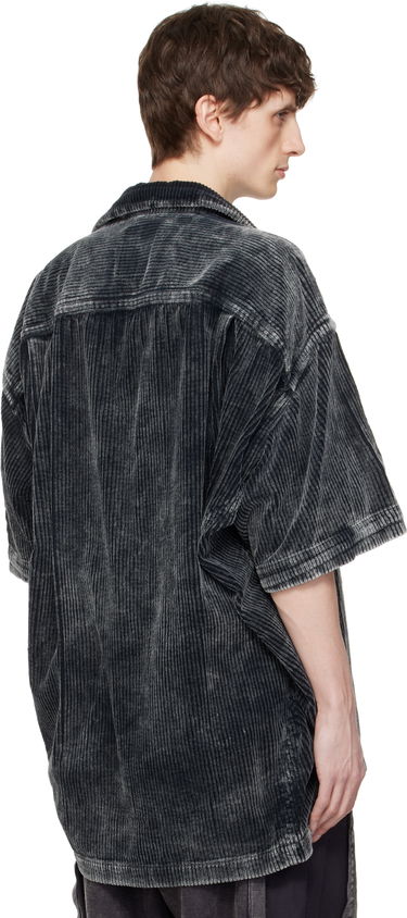 Jakke Maison MIHARA YASUHIRO MIHARA YASUHIRO Amateur Sewn Like Corduroy Short-Sleeve Shirt Grå | A14SH084, 2