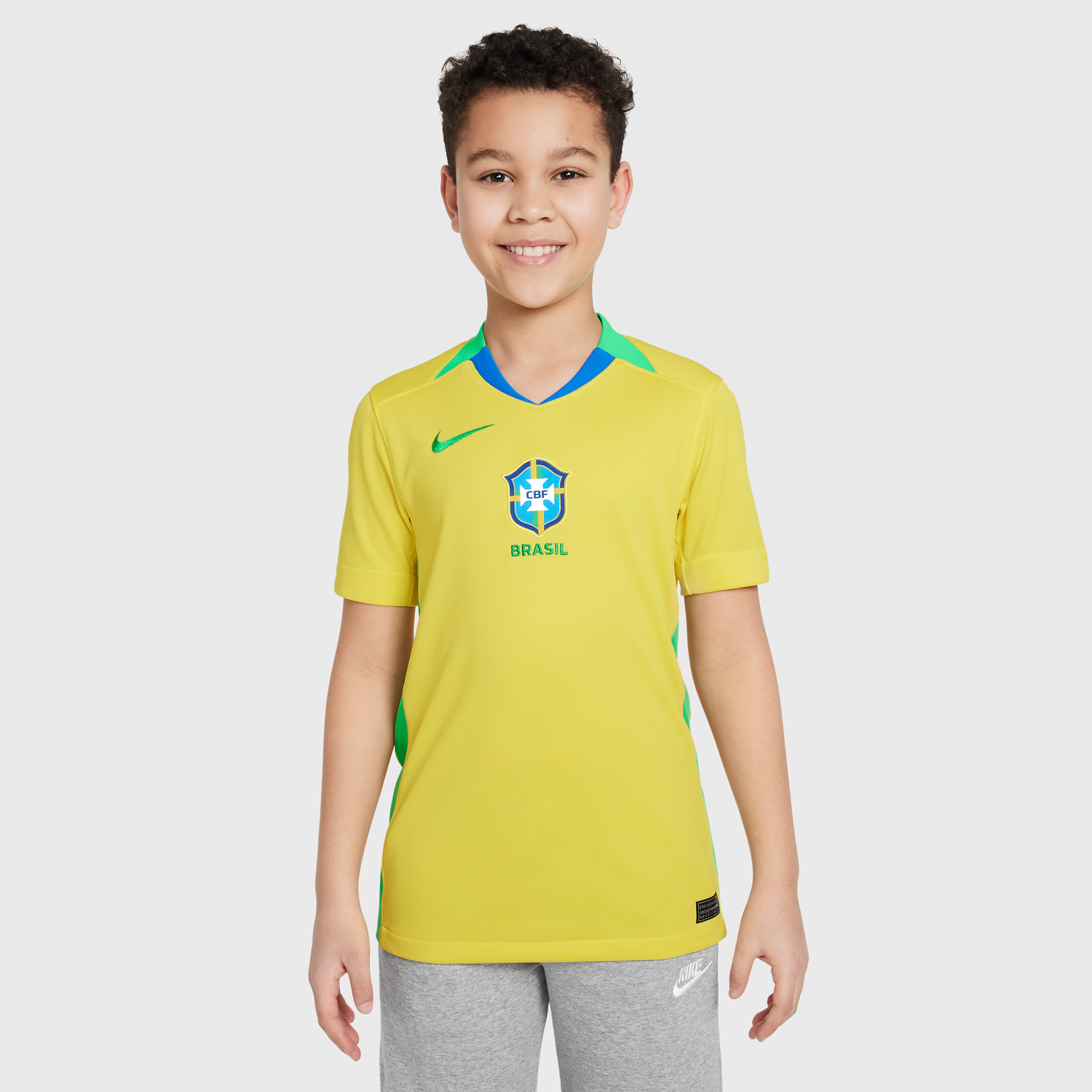 Jersey Nike Brazil Stadium 2025 Dri-FIT Replica Jersey Gul | FZ9194-718, 0