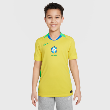 Jersey Nike Brazil Stadium 2025 Dri-FIT Replica Jersey Gul | FZ9194-718, 0