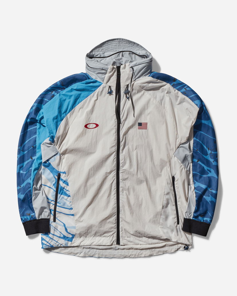 Vindjakke OAKLEY Team USA Surfing Windbreaker Grå | FOA407810 231