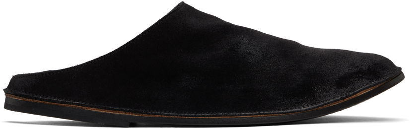 Tøj Marsèll Marsèll Strasacco Suede Mules Sort | MM3156 P024666