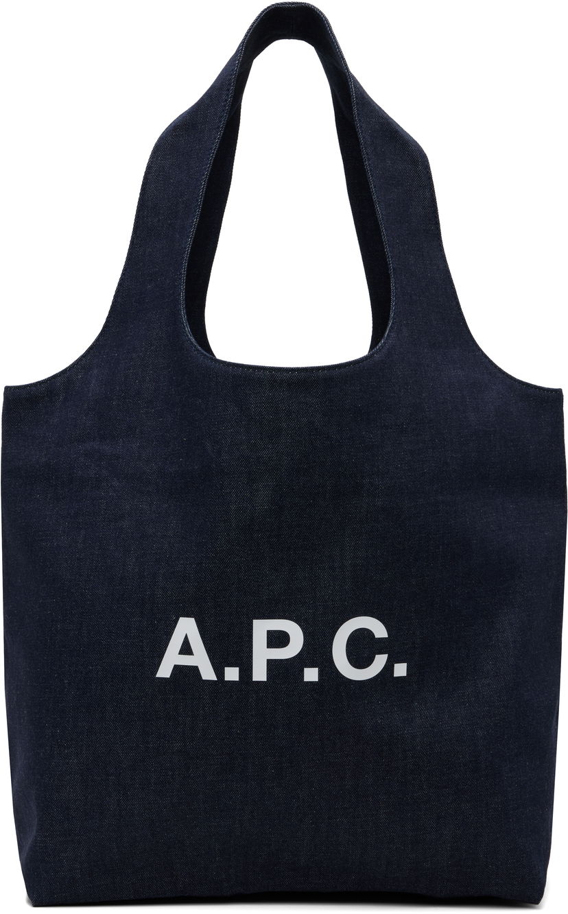 Mulepose A.P.C. Ninon Tote Bag Mørkeblå | COHIZ-M61565