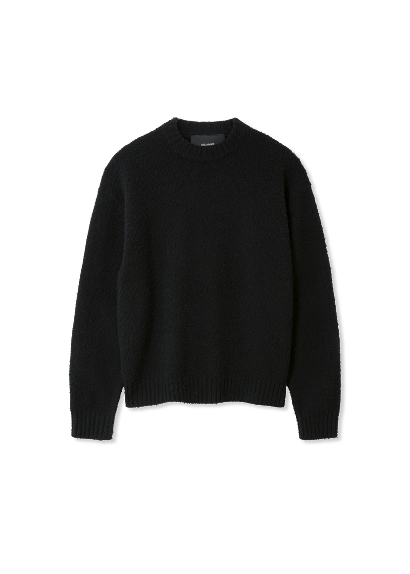 Sweater AXEL ARIGATO Miles Knitted Crewneck Sweater Sort | A3412001