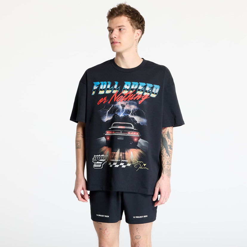 T-shirt Under Armour Project Rock Heavyweight T-Shirt Sort | 1389934-001