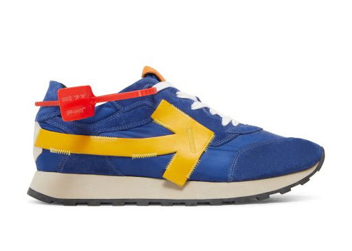 Sneakers og sko Off-White Arrow Running "Blue Yellow" Mørkeblå | OMIA118S19D38034 3060, 0