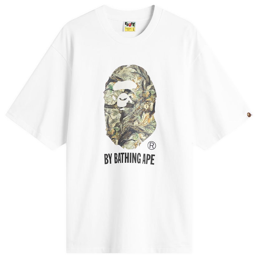 T-shirt BAPE Tree Edge Camo Graphic T-Shirt By Bathing Ape Hvid | 001TEL801304M-WHT
