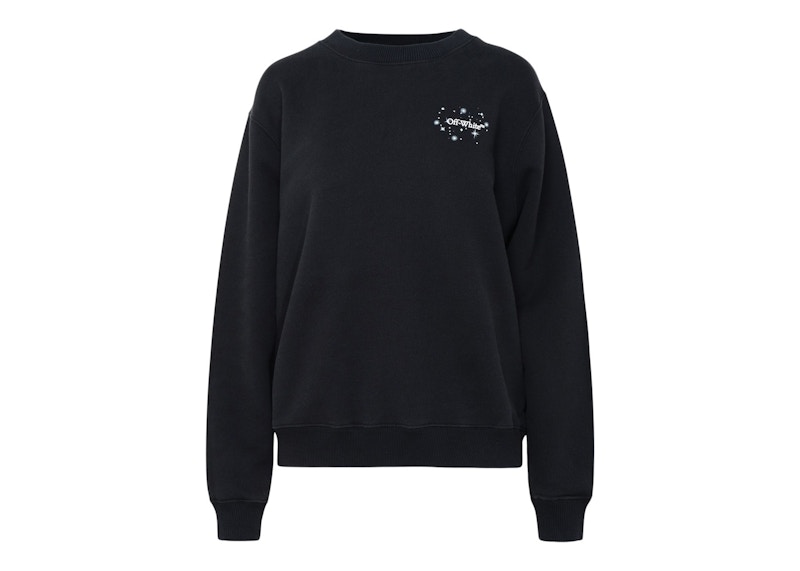 Sweatshirt Off-White Cotton Sweatshirt Black Sort | OWBA055F23JER0041001
