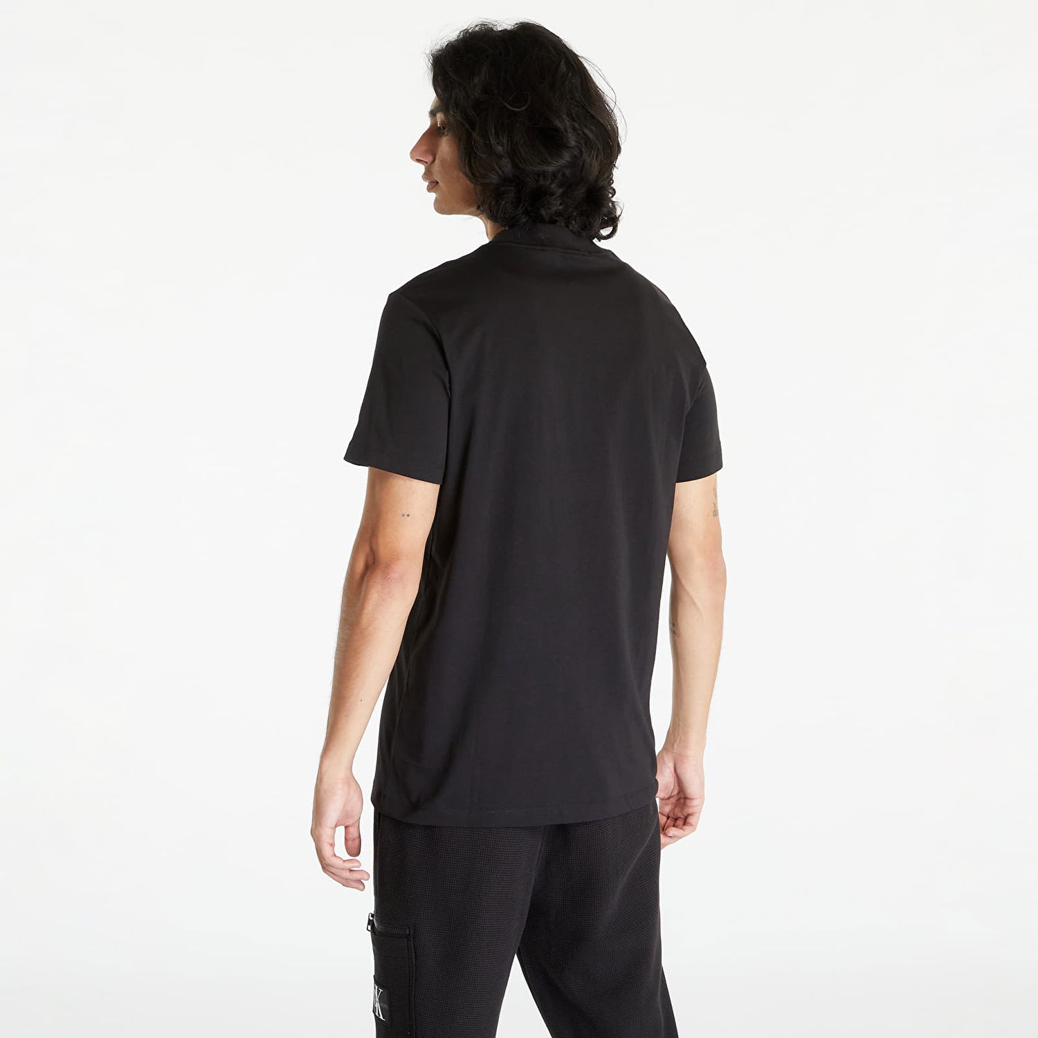 T-shirt CALVIN KLEIN Jeans Mix Media Short Sleeve Tee Black Sort | J30J323997 BEH, 1