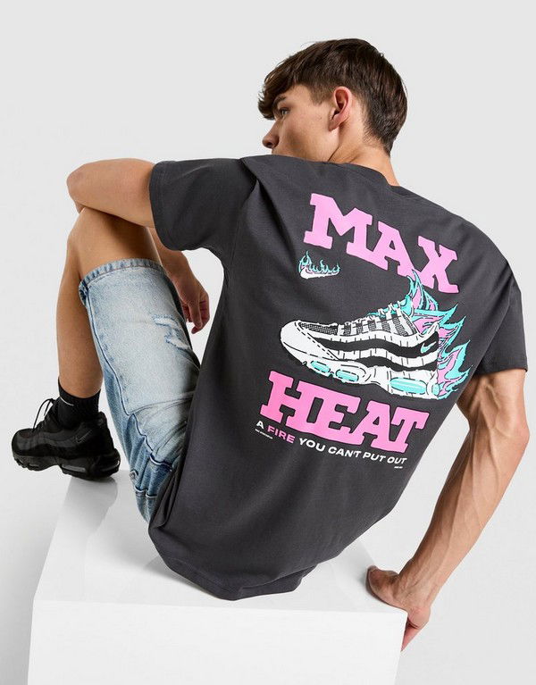 T-shirt Nike Nike M90 Max Heat Graphic T-Shirt Sort | HQ9256-060, 0
