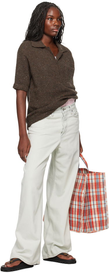 Polo skjorte ERL Wool Polo Shirt Brun | ERL09N002, 4