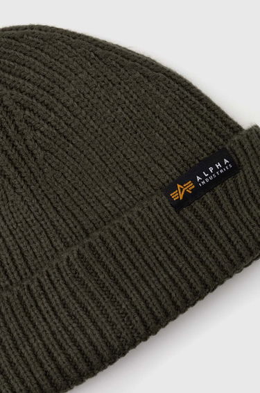 Beanie Alpha Industries Beanie Knitted Grøn | 138905.142, 1