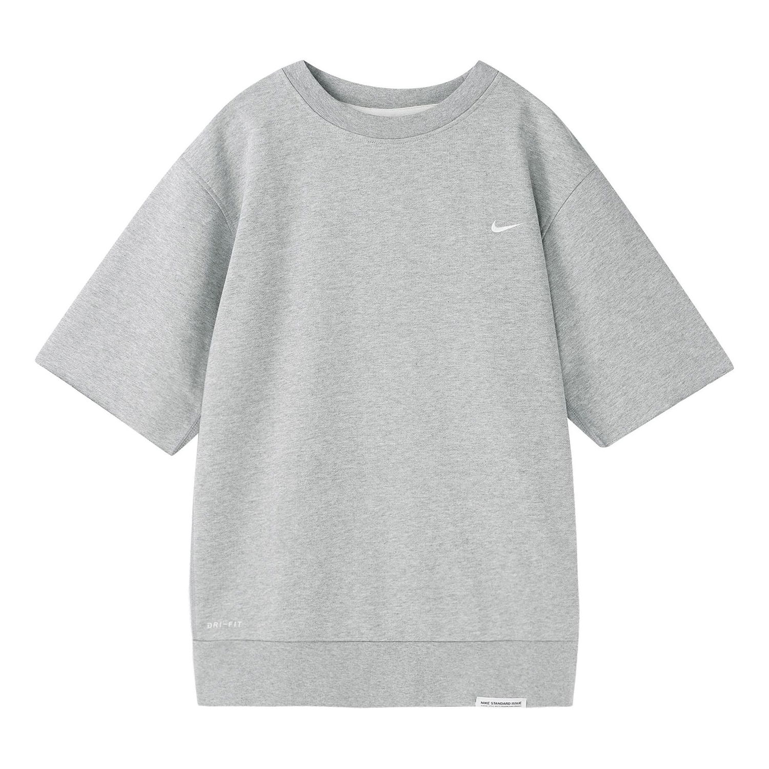 Sweater Nike Standard Issue Dri-FIT Short Sleeve Pullover Grå | CV1940-063, 0