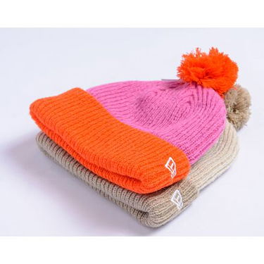 Beanie New Era Pom Beanie Lyserød | 60565273, 2