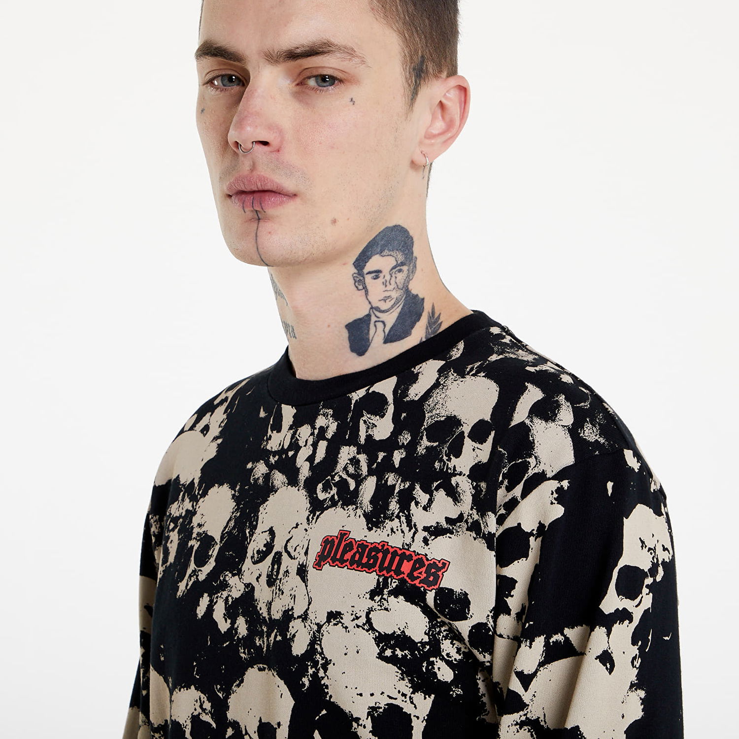T-shirt Pleasures Despair Longsleeve Shirt Sort | P22SP014 black, 0