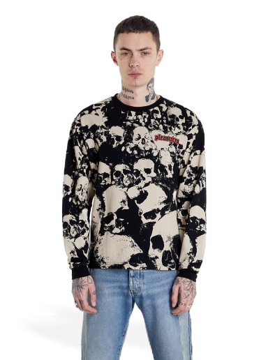 T-shirt Pleasures Despair Longsleeve Shirt Sort | P22SP014 black