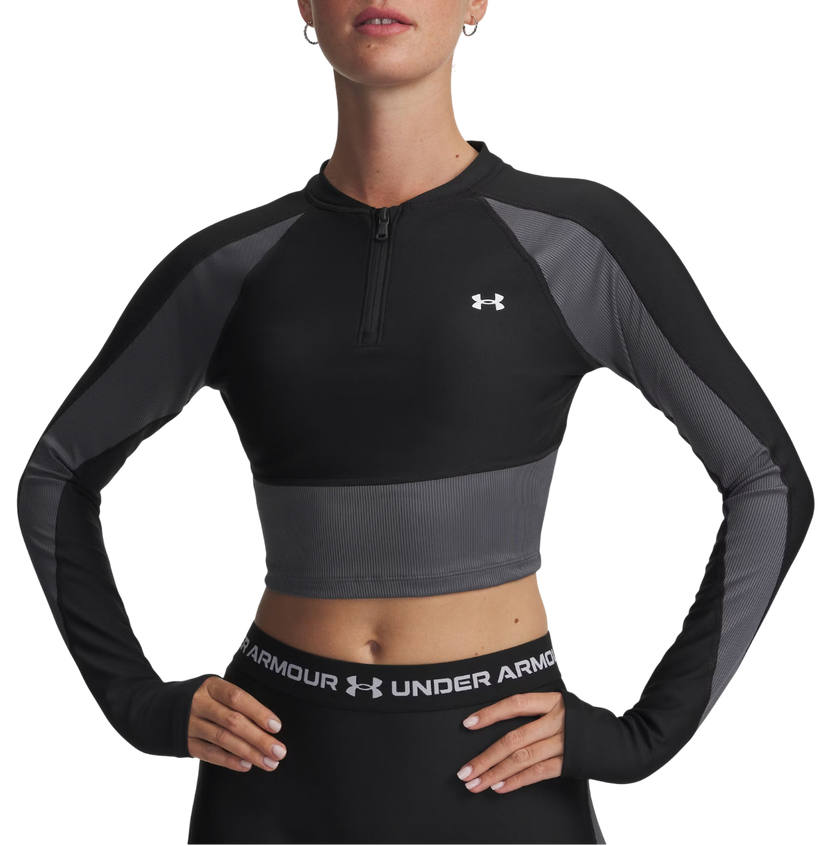 Crop top Under Armour Long Sleeve Crop Top HG Rib 1/4 Zip Sort | 6003981-004