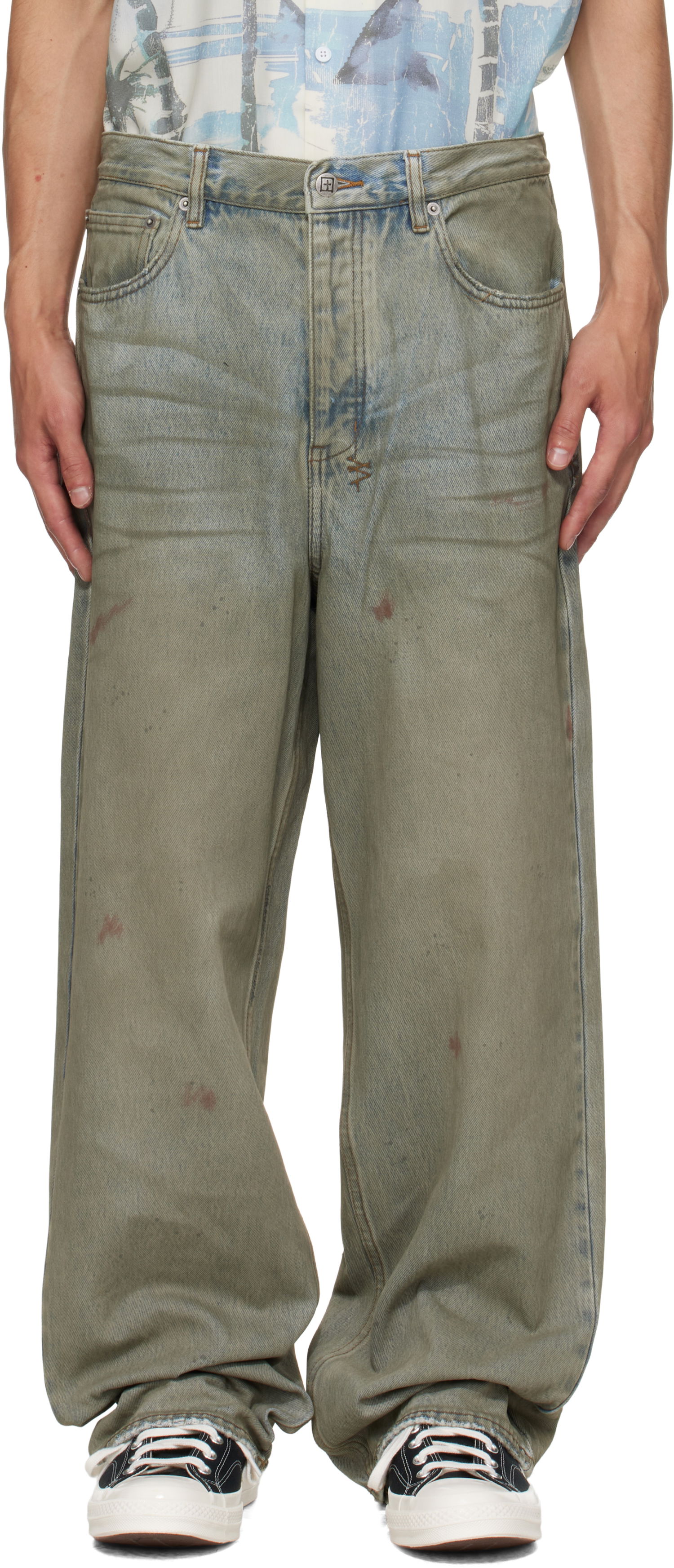 Jeans Ksubi Maxx Greaser Jeans Grøn | MPF25DJ042, 0