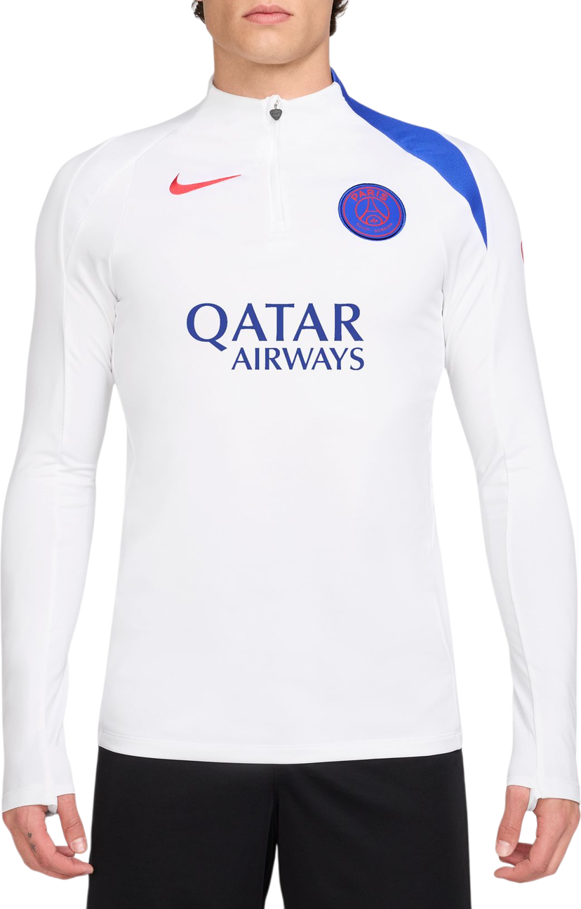 T-shirt Nike Paris Saint-Germain Total 90 Strike Soccer Knit Drill Top Hvid | hm3356-101