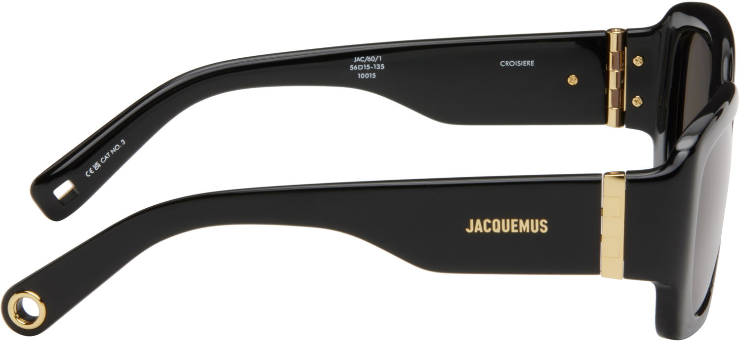 Solbriller Jacquemus Square Sunglasses 'Croisière' Sort | JAC60C1SUN, 1